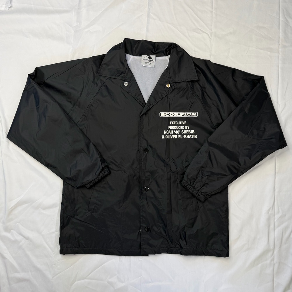 Augusta Sportswear Black Drake Scorpion Tour 2018 Windbreaker Jacket Size Small